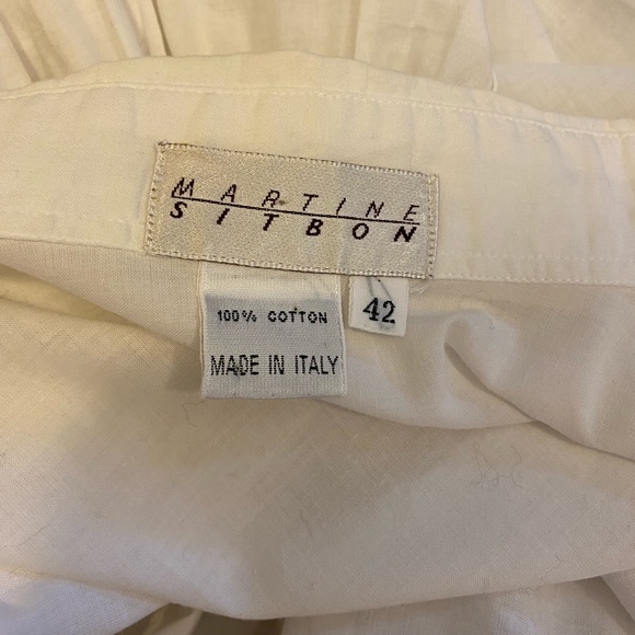 Cotton Button Shirt, Mutton Ballon Puff Sleeves - Picture 11 of 11